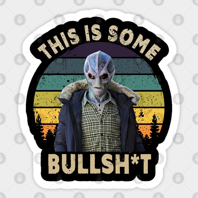 This Is Some Bullsh*t Sticker by den.make